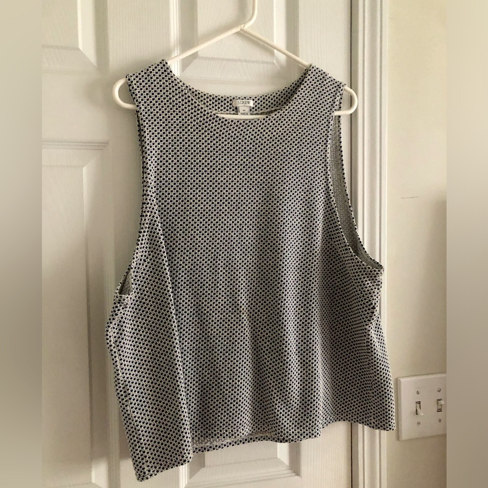 J Crew sleeveless top